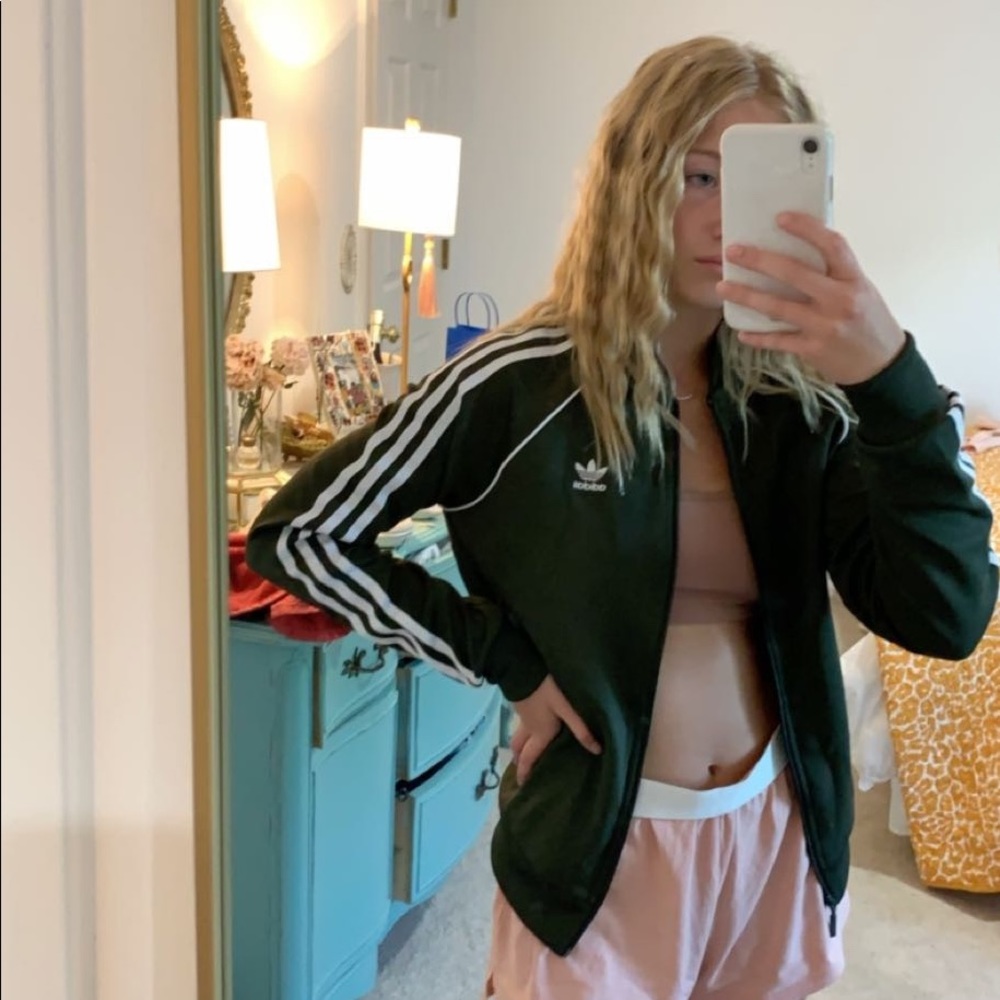 BRAND NEW ADIDAS ARMY GREEN JACKET